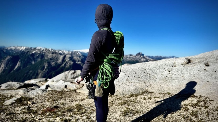 backpacking water filter - we climbed 3,000 feet of technical granite to the summit of trinidad...