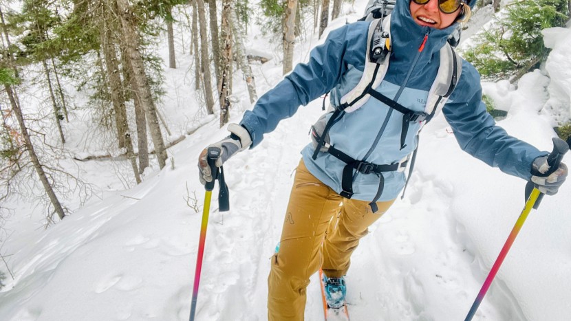 rab arc eco for women - overall we found the arc eco super comfortable for movement.