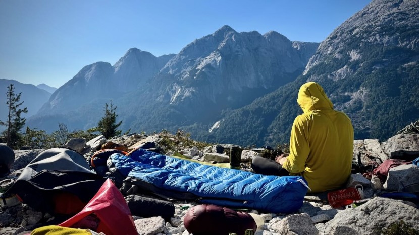 sleeping bag - we like to test sleeping bags at high elevations because it lets us...