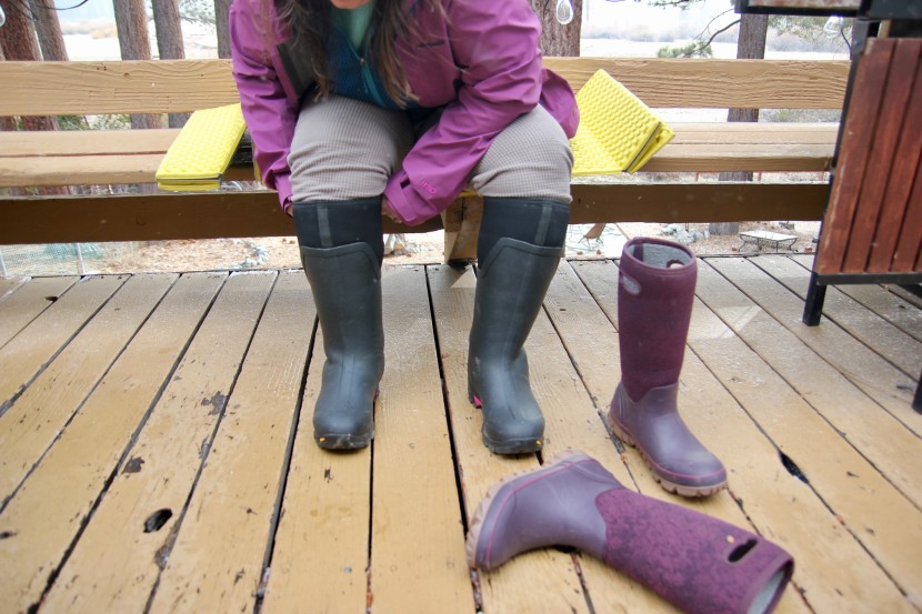 winter boots - insulated rain boots can be a convenient option for winter tasks...