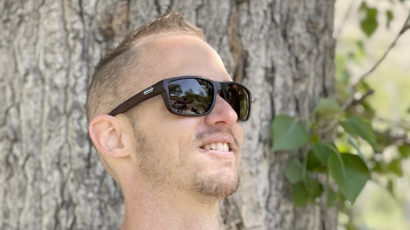 cheap sunglasses - the suncloud mayor sit close to your face, with wide lenses and just...
