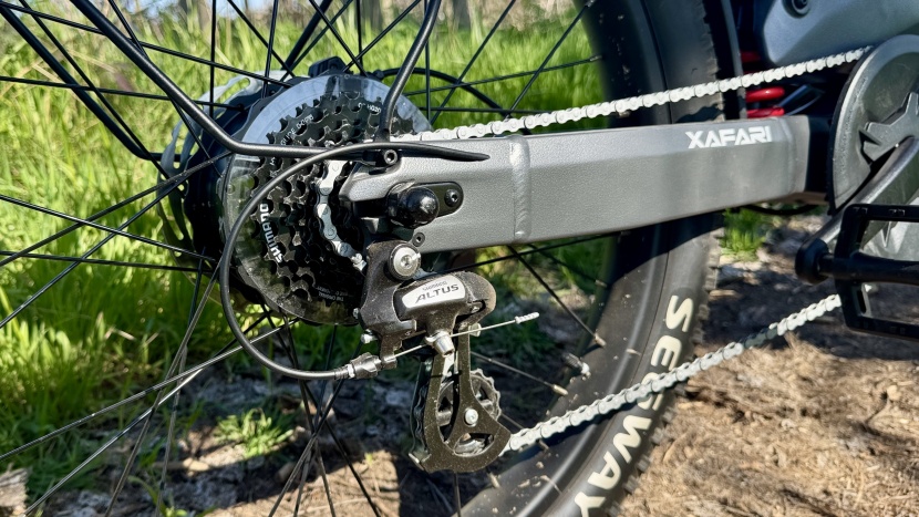 segway xafari - the altus 8-speed drivetrain isn&#039;t fancy but sufficient, while the...