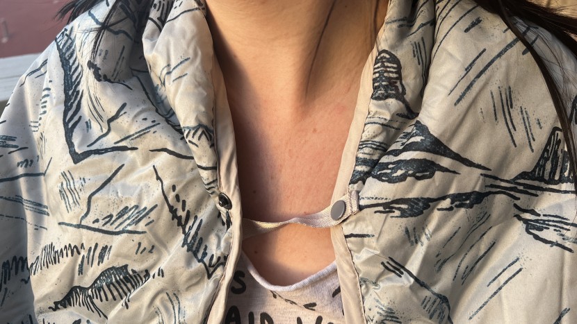 camping blanket - blankets, like the argo, that transform into a cape are very handy...