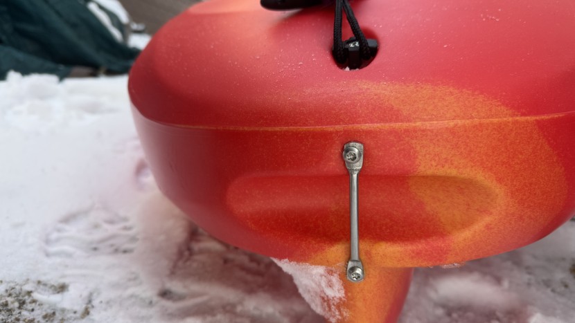 ocean kayak malibu 11.5 - the yaklock bar, allows you to secure you kayak to a fixed object...