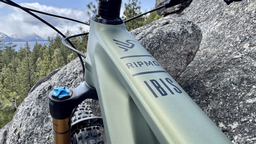 ibis ripmo v3 gx axs - the angular lines on the frame likely affect its flex and handling...
