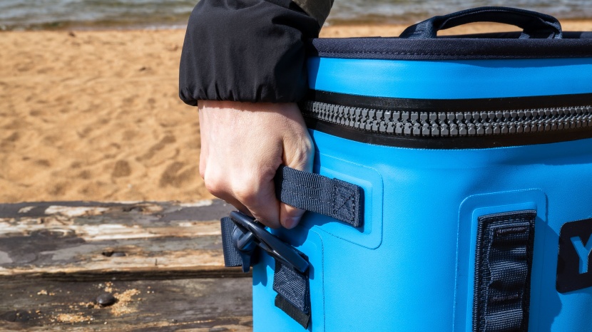 soft cooler - the yeti hopper flip 12 is burly and features a water-resistant...