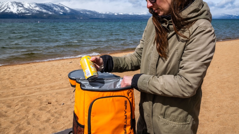 sparter 30-can backpack - the high portability of the sparter makes it easy to enjoy a...