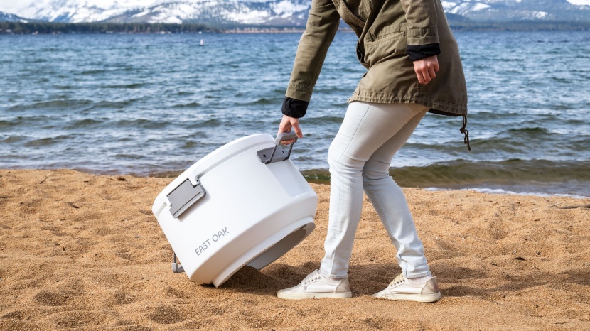 east oak rotomolded 25 - the unique cauldron-like shape of the east oak cooler makes it...