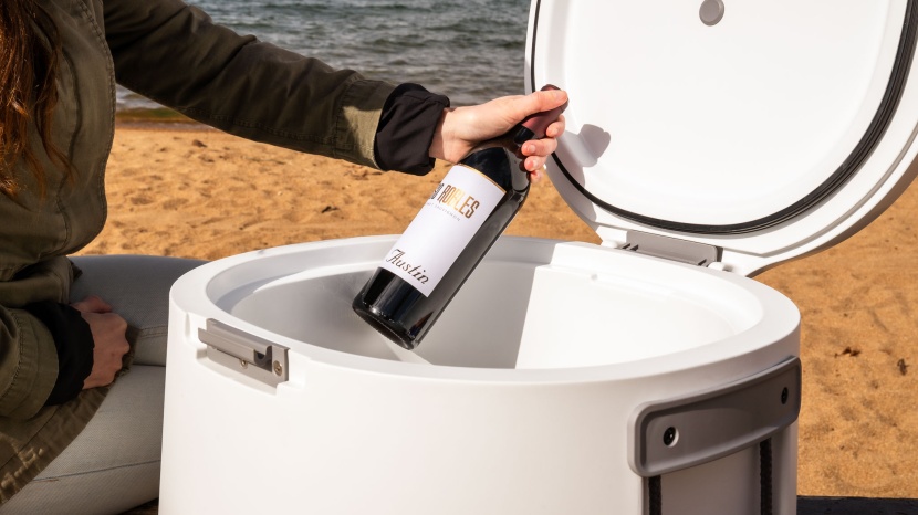 east oak rotomolded 25 - although a bottle of wine won&#039;t fit upright in the east oak, it...