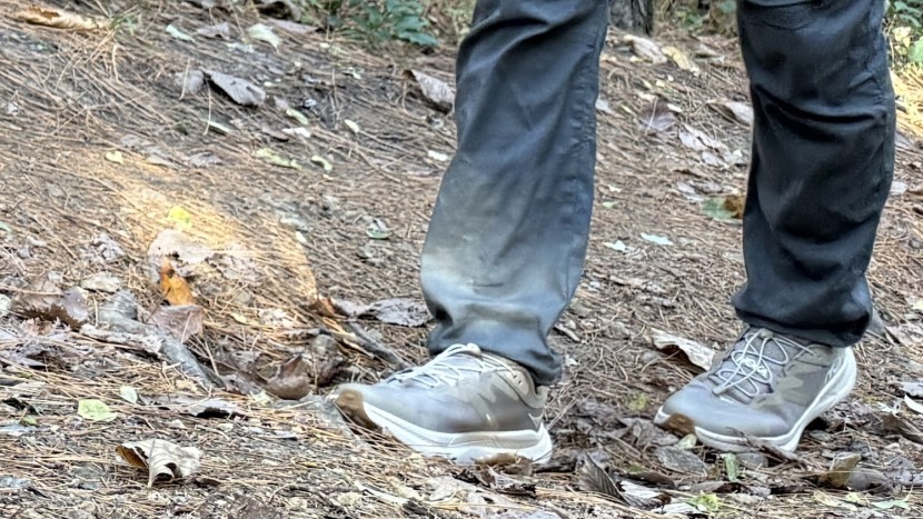 hoka transport - no issue with traction when choosing to go off the road.