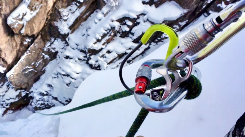 edelrid mega jul - the mega jul set up in our tests of belaying a second climber from...