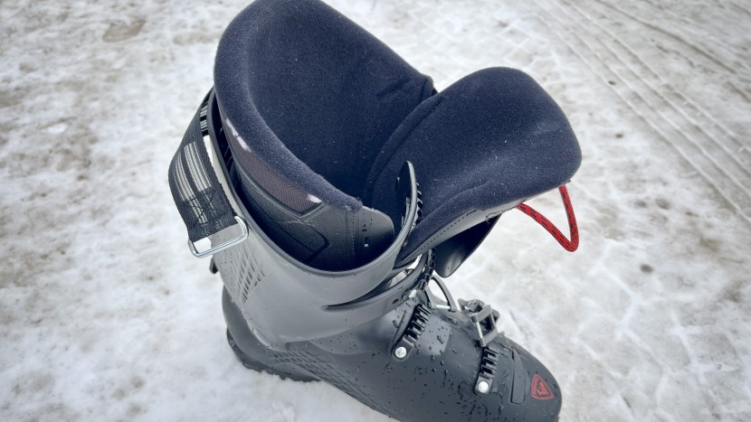 rossignol alltrack 90 hv - even though the liner is relatively thick, the boot shell is...