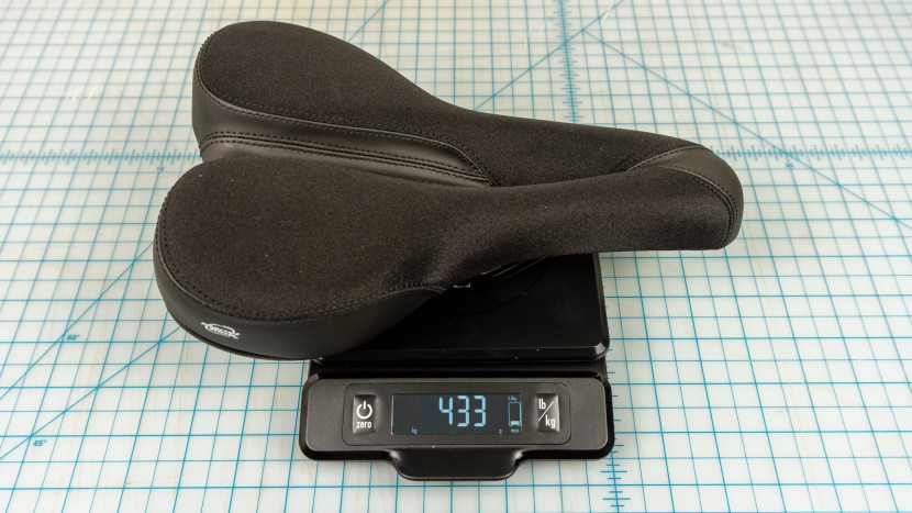 bike saddle - absolute weight is one of the eaiest metrics to measure, but we took...
