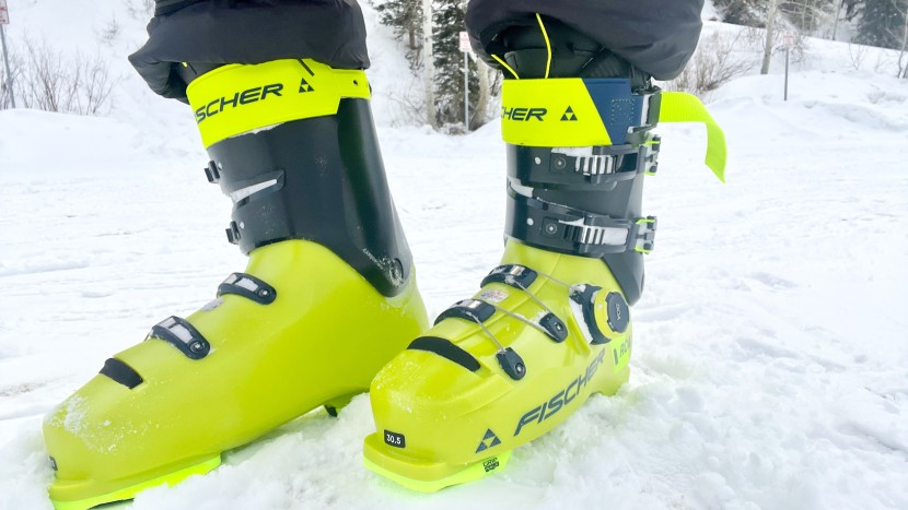 ski boots - the fischer rc4 pro is the stiffest boot we tested, suitable only...