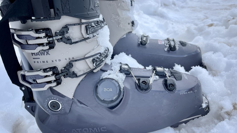 ski boots - a single boa system can replace two traditional buckles and offer...