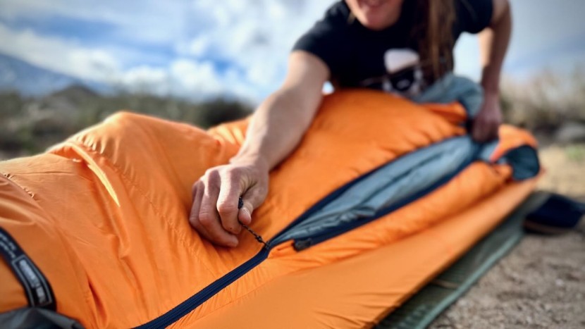 some sleeping bags opt for a stripped down and lightweight design...