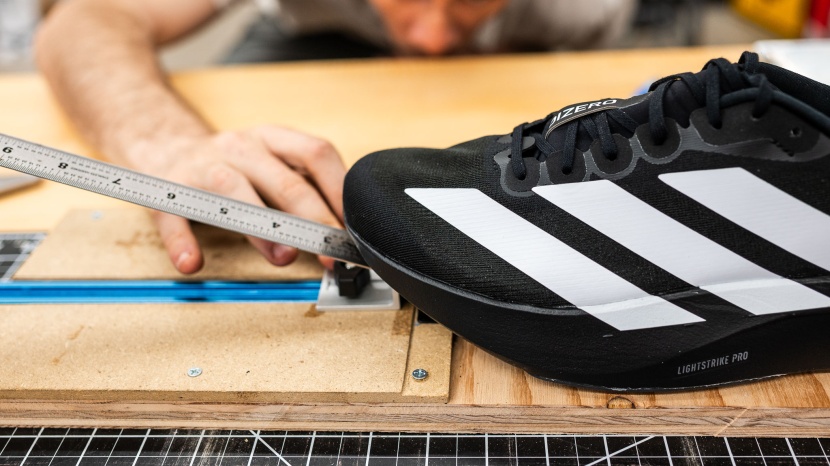 adidas adizero evo sl - the evo sl rocker isn't hugely noticeable, and starts closer to the...