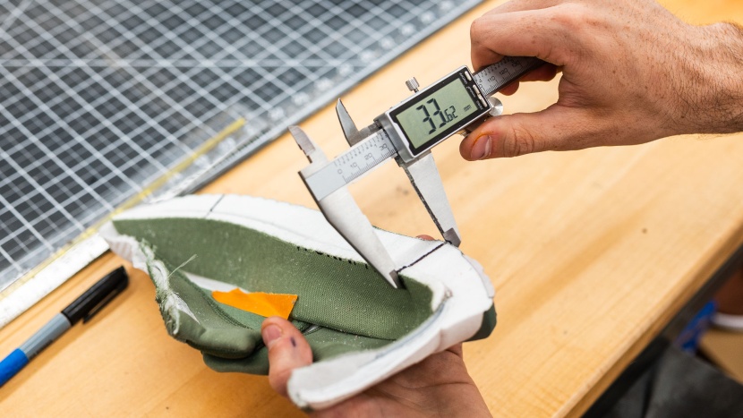 the saucony is not a high-stacked shoe, but it is enough for a...