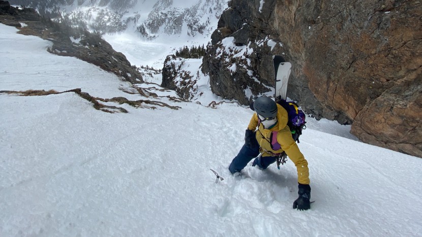 cardiff goat pro carbon splitboard - the lighter weight of the carbon version of the goat is appreciated...