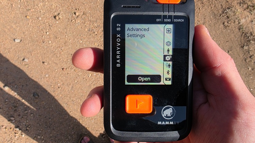 mammut barryvox s2 - opt for bluetooth, or easily change your settings on the device with...