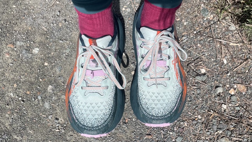 asics trabuco max 4 for women - with substantial cushioning between feet and the ground, this shoe...