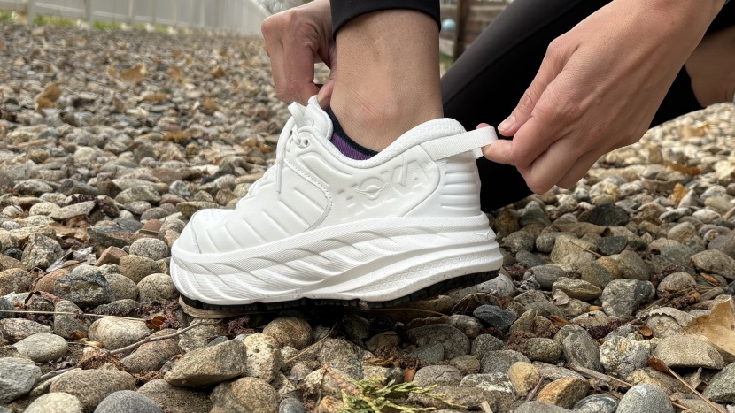 hoka bondi sr for women - the bondi sr has nice features like a padded tongue and loop to help...