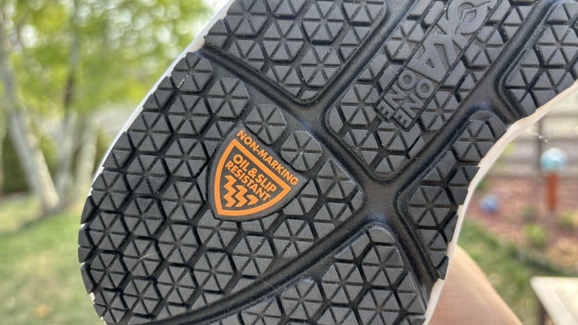 walking shoes womens - the bondi sr utilizes a slip-resistant bottom to keep you upright...