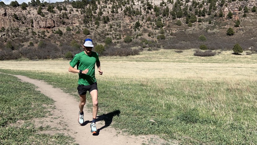 asics trabuco max 4 - the thick stack provides dense cushioning that prioritizes return of...