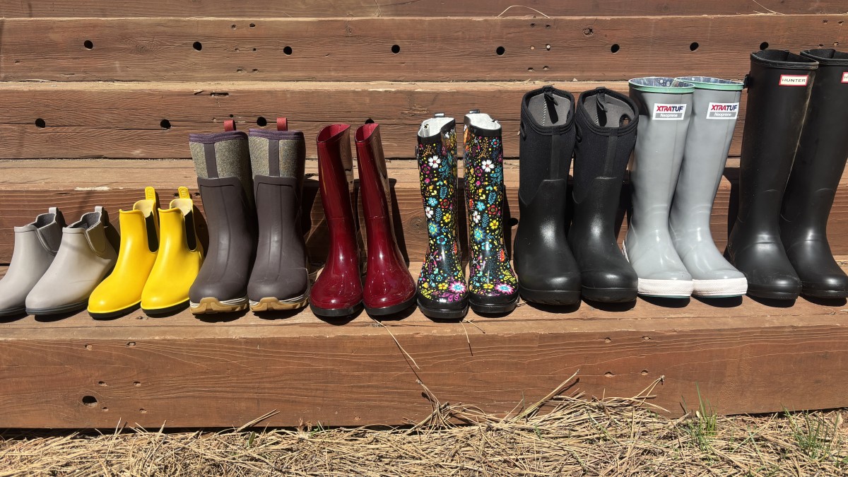 Best Rain Boots Women Review (The tallest rainboot we tested (17 inch flood height) to the shortest rain boot we  tested (4.75 inches).)