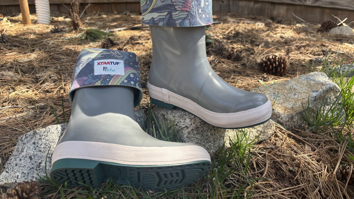 Xtratuf Legacy 15" - Women's Review (The inner liner of the XTRATUF 15" Legacy has fun prints, which are revealed if you roll down the tops of the boots.)