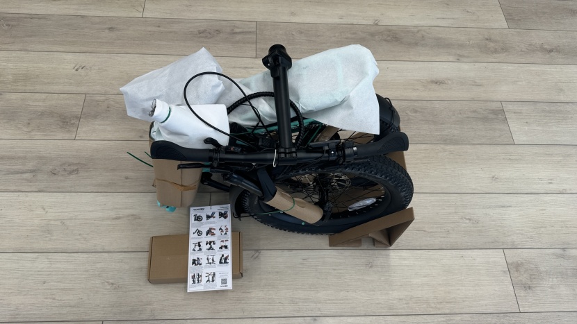 fresh out of the box and ready to become a bike, we document the...