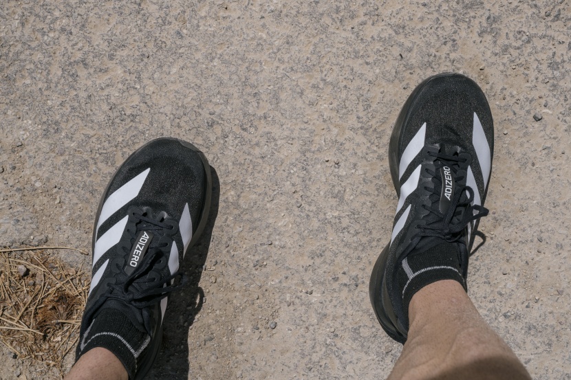 running shoes men - the adizero evo sl upper is lightweight and breathable, and locks...