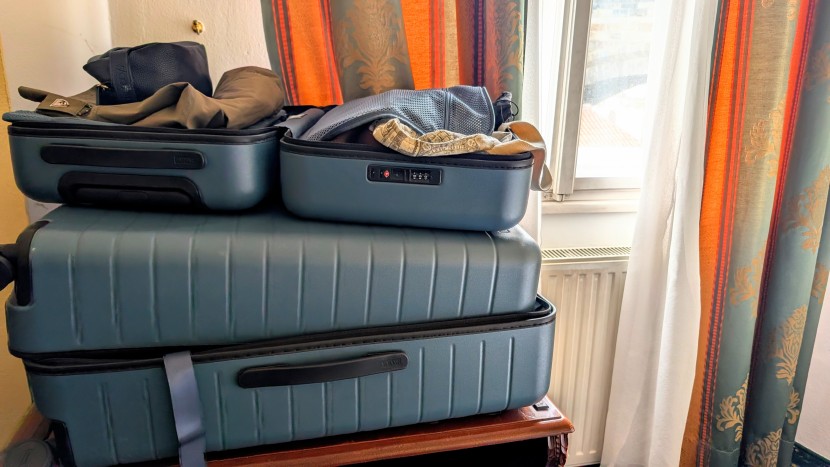 away the carry-on - on the road and livin&#039; out of a suitcase. the away the carry-on...