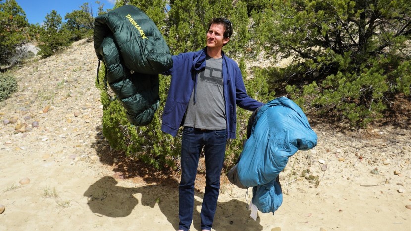 backpacking sleeping bag - it&#039;s hard to judge the weight difference between an ultralight...