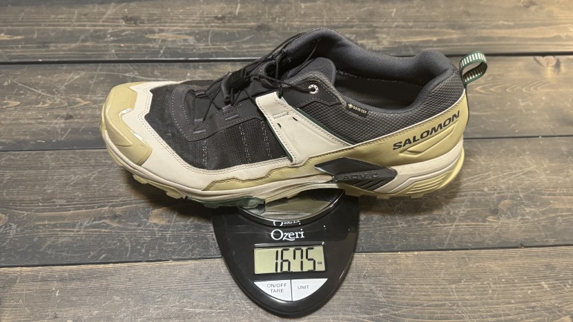 salomon x ultra 5 gore-tex - size 14 weight.