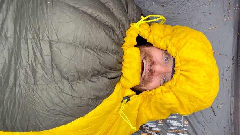 ultralight sleeping bag - the sea to summit spark 30 spares no extra materials to make a snug...