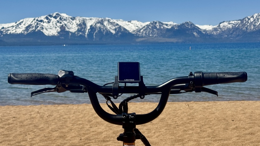 a sleek and easy-to-use cockpit graces the front end of the xp lite.