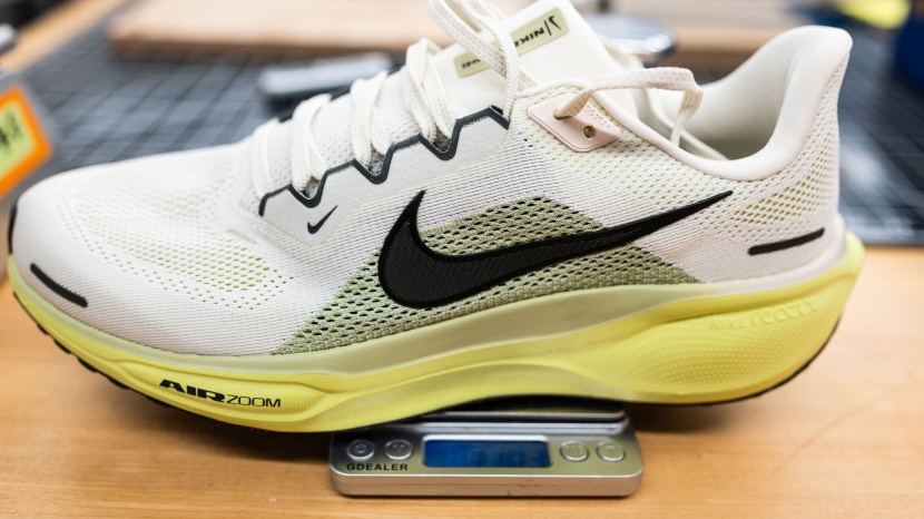 nike pegasus 41 - when you pick up this shoe, you immediately notice the weight that...