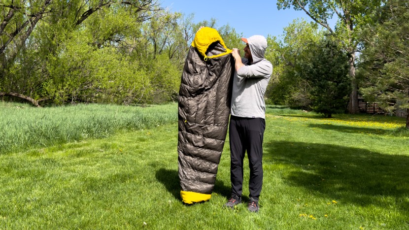 ultralight sleeping bag - the length of this ultralight sleeping bag was spot on, but the...