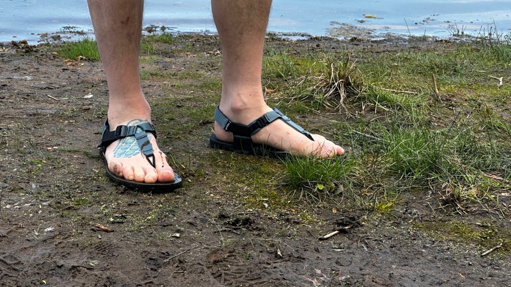 bedrock cairn evo - the simple to use sandals performed well in all elements.