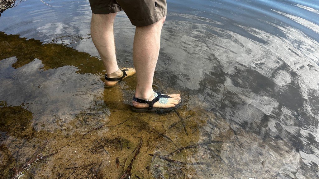 xero h-trail - we liked the barefoot feel in wet or dry environments.