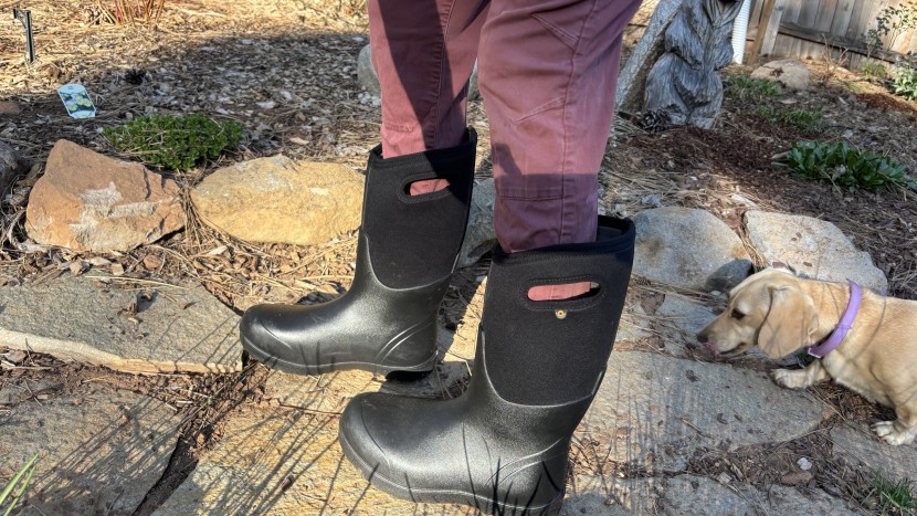 bogs neo-classic tall for women - the wide upper shaft of the bogs neo-classics make it easy to wear...