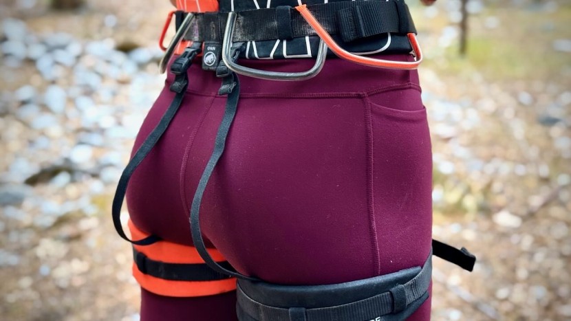 mammut 4 slide - our testers love the ample space on the plastic-coated gear loops as...