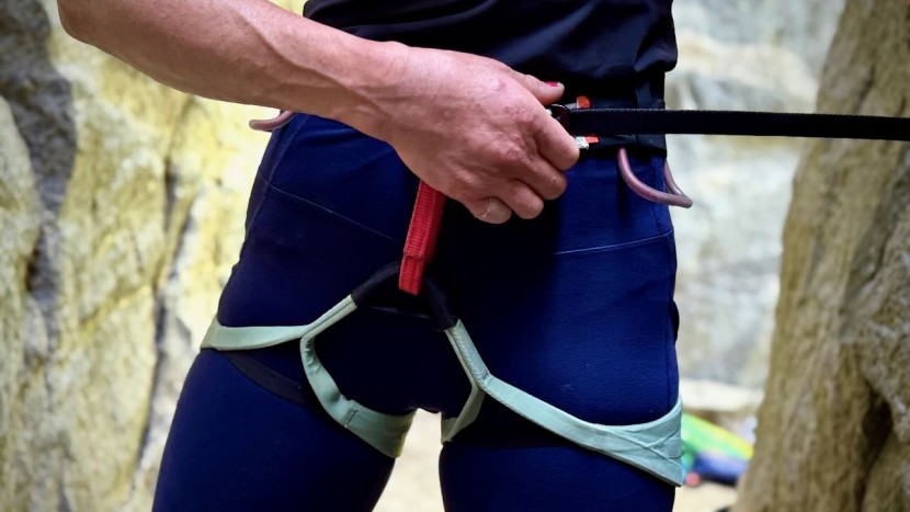 black diamond solution for women - the fixed leg loops present a limited amount of adjustability...