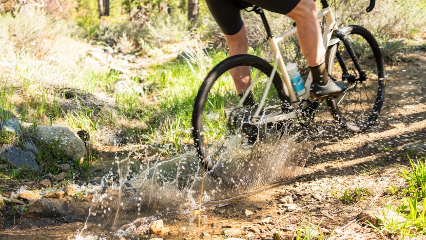 gravel bike - mass, momentum, and calm handling let you push the grvl through a...