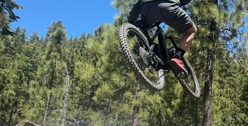 electric mountain bike - the vala&#039;s playful nature makes it hard to keep on the ground.