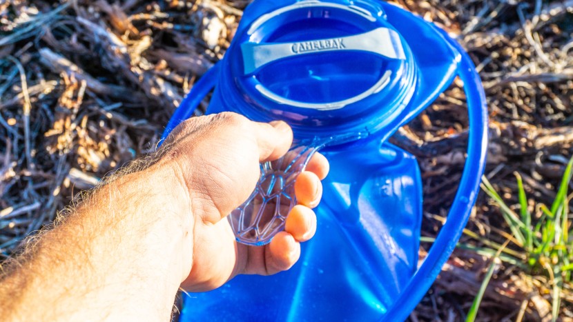 hydration bladder - we greatly appreciated the wide opening of the camelbak crux, which...