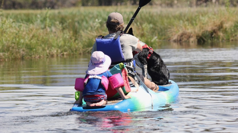 perception hi life 11.0 - even when fully loaded we found this kayak to be stable.