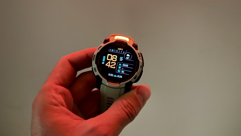 gps watch - the dedicated white/red led flashlight is a huge favorite of ours...