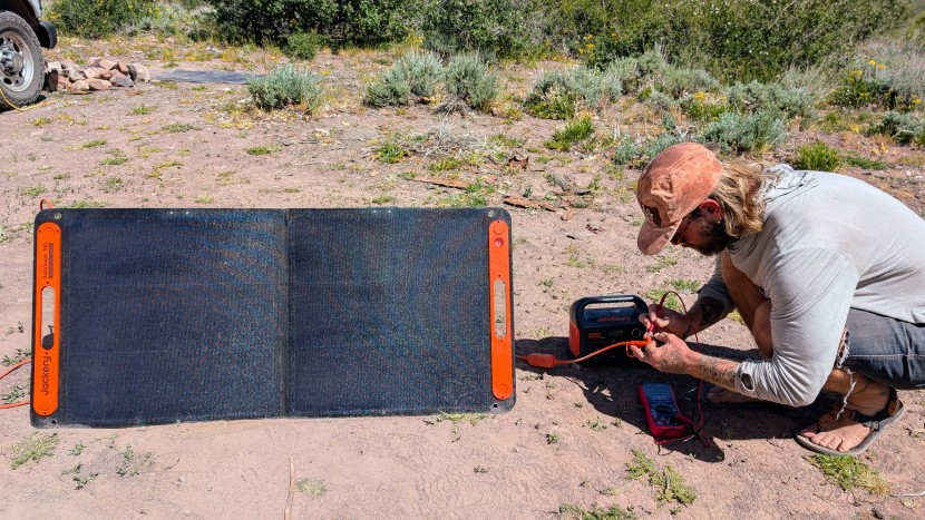 jackery solarsaga 100 - the solarsaga 100 is impressively efficient at collecting the sun&#039;s...